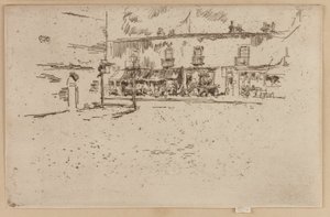 ジュビリー プレイス、チェルシー 作： James Abbott McNeill Whistler