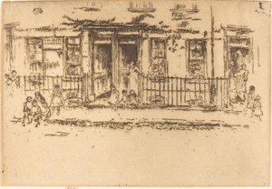 ジャスティス ウォーク - チェルシー 作： James Abbott McNeill Whistler