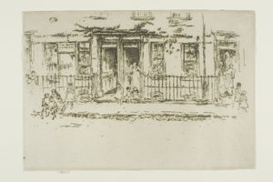 ジャスティス ウォーク、チェルシー 作： James Abbott McNeill Whistler
