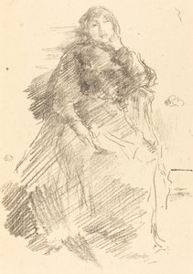 美しい怠惰な女性 作： James Abbott McNeill Whistler