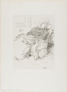 眠れる美女 作： James Abbott McNeill Whistler