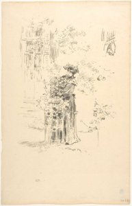 美しい庭師 作： James Abbott McNeill Whistler