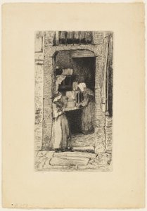 マスタードの売り手 作： James Abbott McNeill Whistler