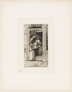 マスタードの売り手 作： James Abbott McNeill Whistler