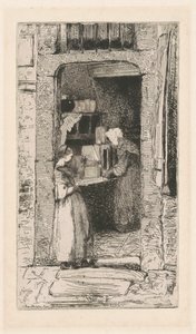 マスタードの売り手 作： James Abbott McNeill Whistler