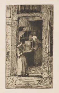 マスタードの売り手 作： James Abbott McNeill Whistler