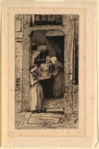 マスタードの売り手 作： James Abbott McNeill Whistler