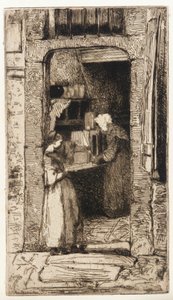 マスタードの売り手 作： James Abbott McNeill Whistler