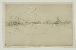 健康: ドーン 作： James Abbott McNeill Whistler