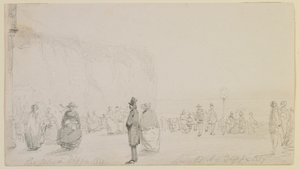 ディエップの海岸 作： James Abbott McNeill Whistler