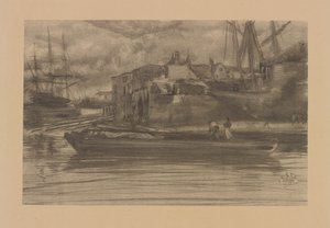 ライムハウス 作： James Abbott McNeill Whistler