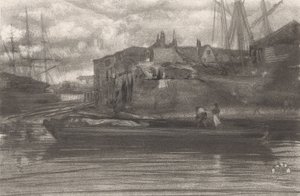 ライムハウス 作： James Abbott McNeill Whistler