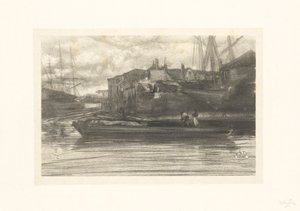 ライムハウス 作： James Abbott McNeill Whistler