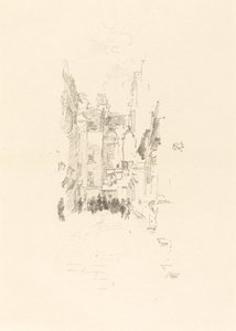 リトル コート、クロス フェア 作： James Abbott McNeill Whistler