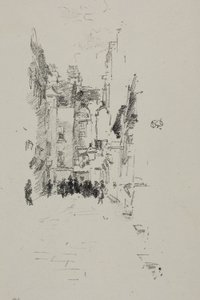 リトル コート、クロス フェア 作： James Abbott McNeill Whistler