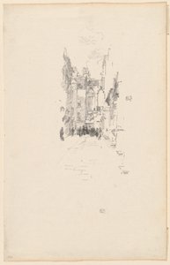 リトル コート、クロス フェア 作： James Abbott McNeill Whistler