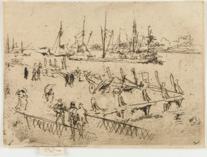リトル・ドルドレヒト 作： James Abbott McNeill Whistler