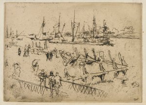 リトル・ドルドレヒト 作： James Abbott McNeill Whistler