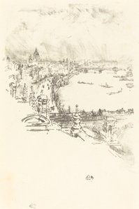 リトル・ロンドン 作： James Abbott McNeill Whistler