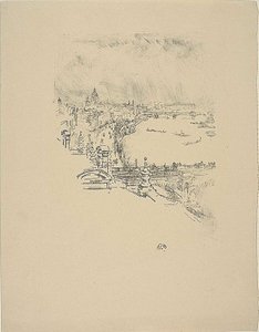 リトル・ロンドン 作： James Abbott McNeill Whistler