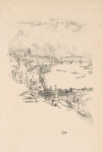 リトル・ロンドン 作： James Abbott McNeill Whistler
