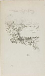 リトル・ロンドン 作： James McNeill Whistler