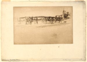 リトル・パトニー・ブリッジ 作： James Abbott McNeill Whistler