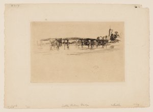 リトル・パトニー・ブリッジ 作： James Abbott McNeill Whistler