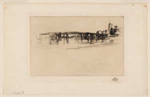 リトル・パトニー・ブリッジ 作： James Abbott McNeill Whistler