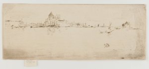 小さな敬礼 作： James Abbott McNeill Whistler