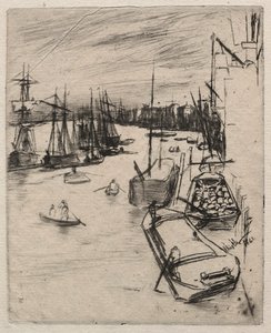 リトル・ワッピング 作： James McNeill Whistler