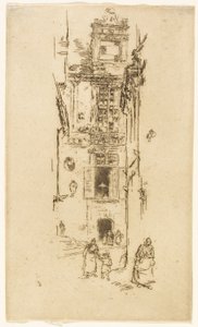 市庁舎、ロシュ 作： James Abbott McNeill Whistler