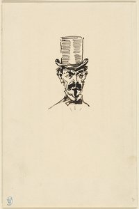 トップハットの男 作： James McNeill Whistler