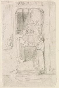 ケルンのカボチャ商人 作： James Abbott McNeill Whistler
