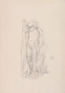 モデル・ドレーピング 作： James McNeill Whistler