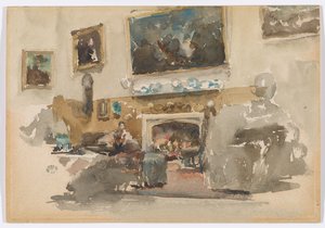 モアビー・ホール 作： James Abbott McNeill Whistler