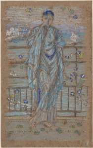 朝顔 作： James Abbott McNeill Whistler