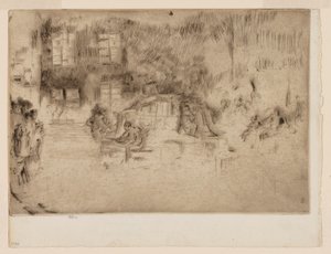 ムラーノ - ガラス炉 作： James Abbott McNeill Whistler