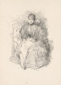 針仕事 作： James Abbott McNeill Whistler