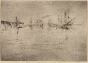 ノクターン配送 作： James Abbott McNeill Whistler