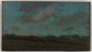青とオパールのメモ - 太陽の雲 作： James Abbott McNeill Whistler
