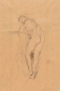 ヌードモデル, 背面図 作： James Abbott McNeill Whistler