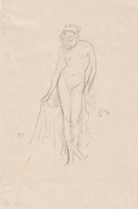 ヌードモデル, 立ち 作： James Abbott McNeill Whistler