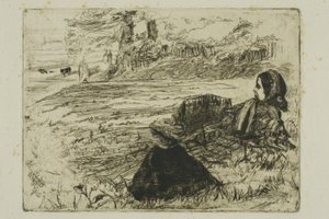ナースメイドと子供 作： James Abbott McNeill Whistler
