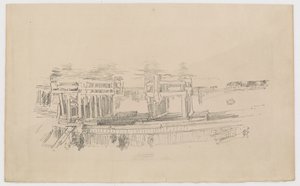 オールド バタシー ブリッジ 作： James Abbott McNeill Whistler