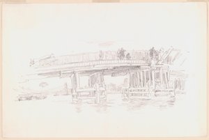オールド バタシー ブリッジ 作： James Abbott McNeill Whistler