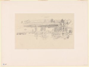 オールド バタシー ブリッジ 作： James Abbott McNeill Whistler