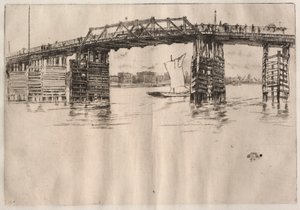 オールド・バタシー・ブリッジ 作： James McNeill Whistler