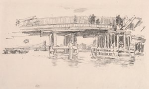 オールド・バタシー・ブリッジ 作： James McNeill Whistler