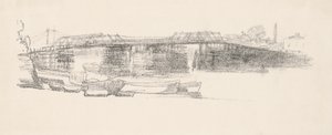 オールド バタシー ブリッジ、No. 2 作： James Abbott McNeill Whistler